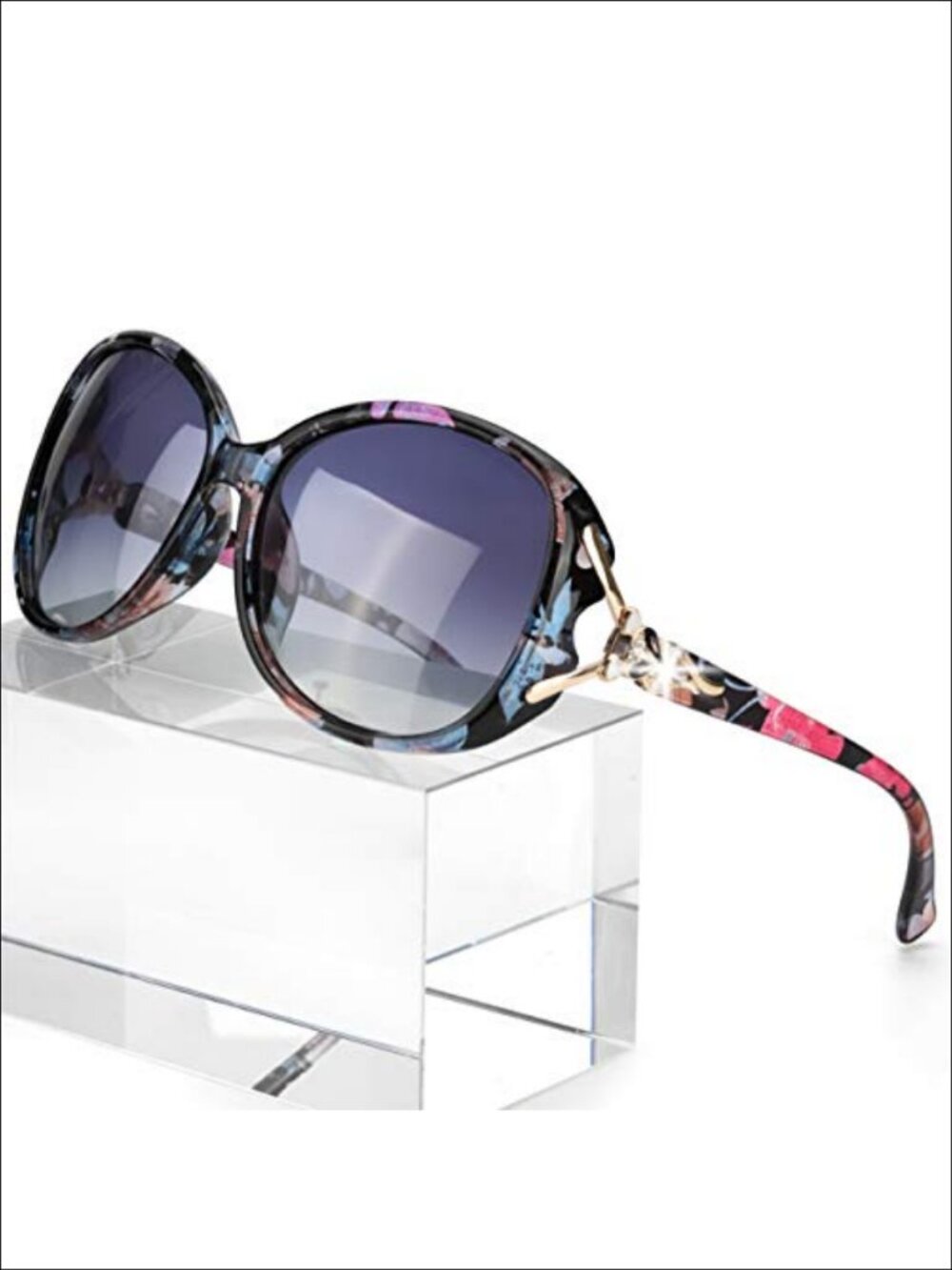 Oversized Polarized Sunglasses UV400 Retro Full Frame Wrap Around Women